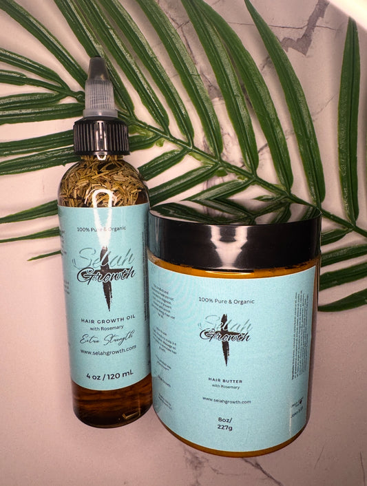 EXTRA STRENGTH Bundle! Hair oil + Hair Butter!